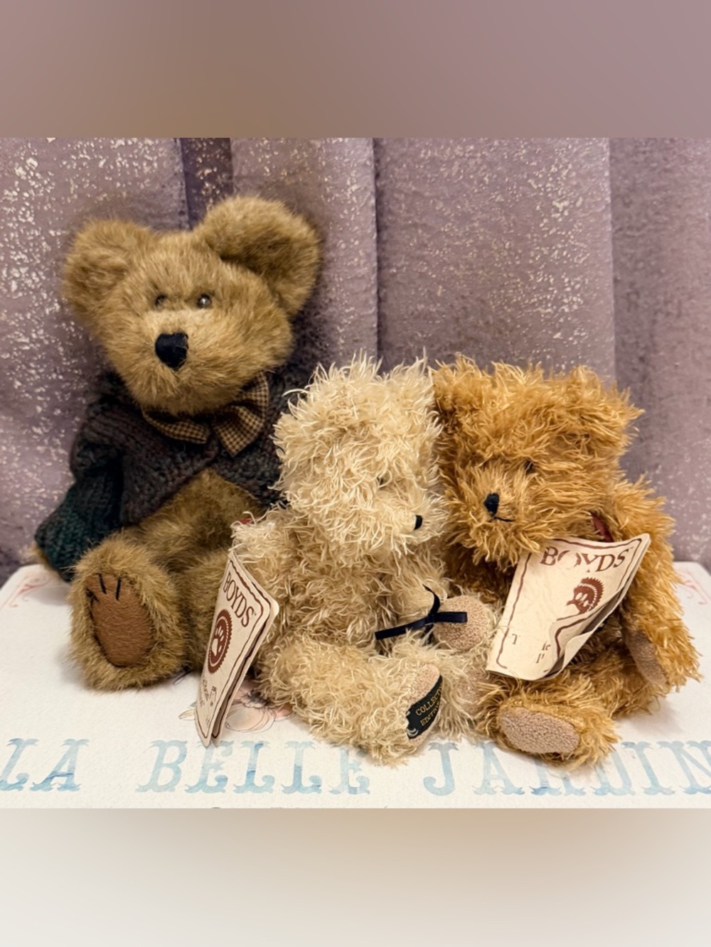 Collectible Plush Boyd’s Bears - Brown, Tan & Cream